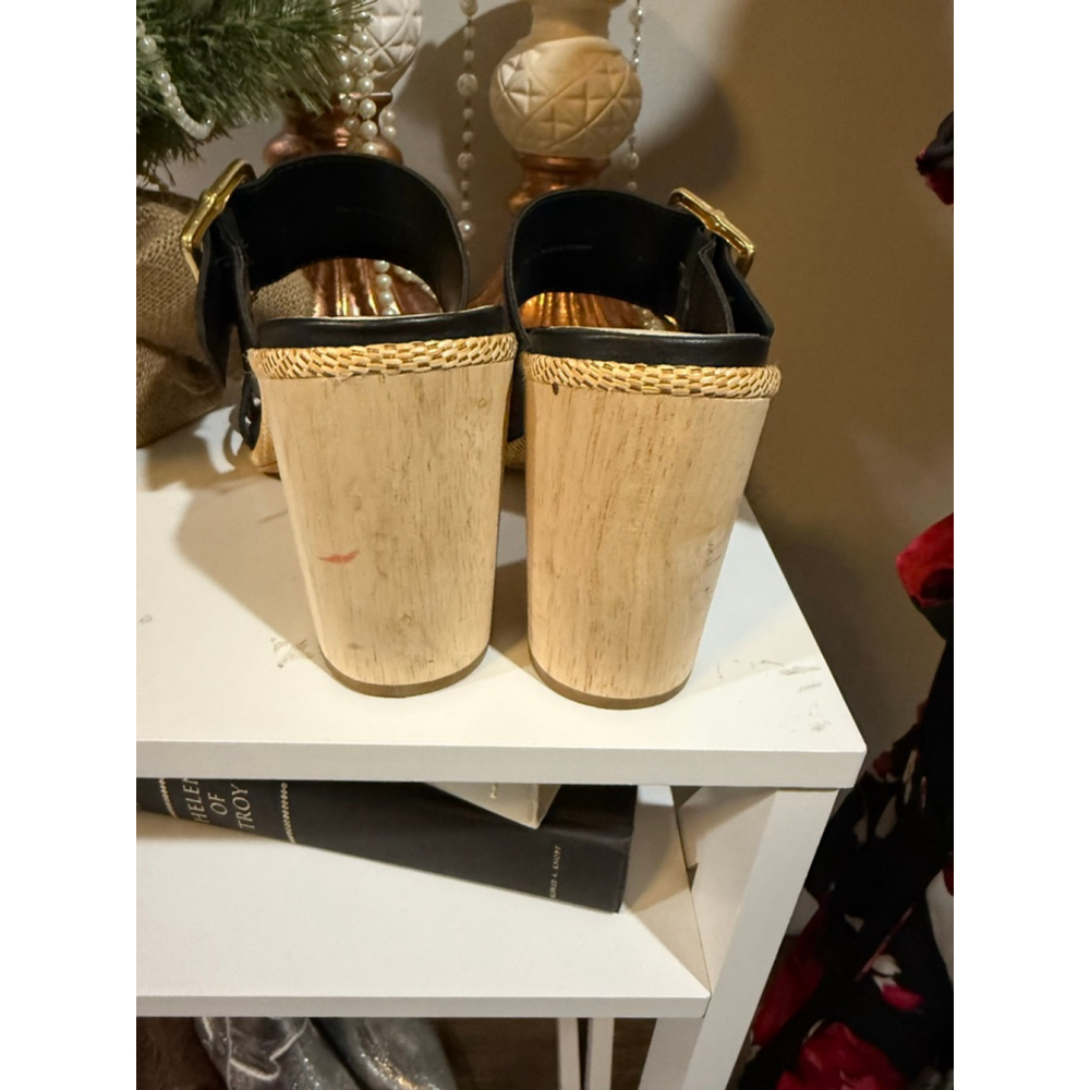 Dolce Vita Black Block Heels 10 - Picture 3 of 5